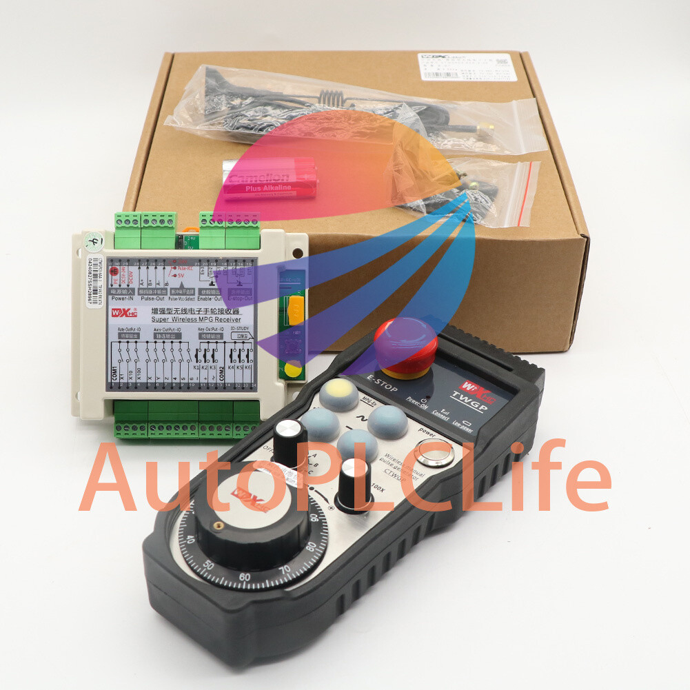 1Pcs New 6 Axis Wireless Handy Pulser Handwheel MPG For FANUC