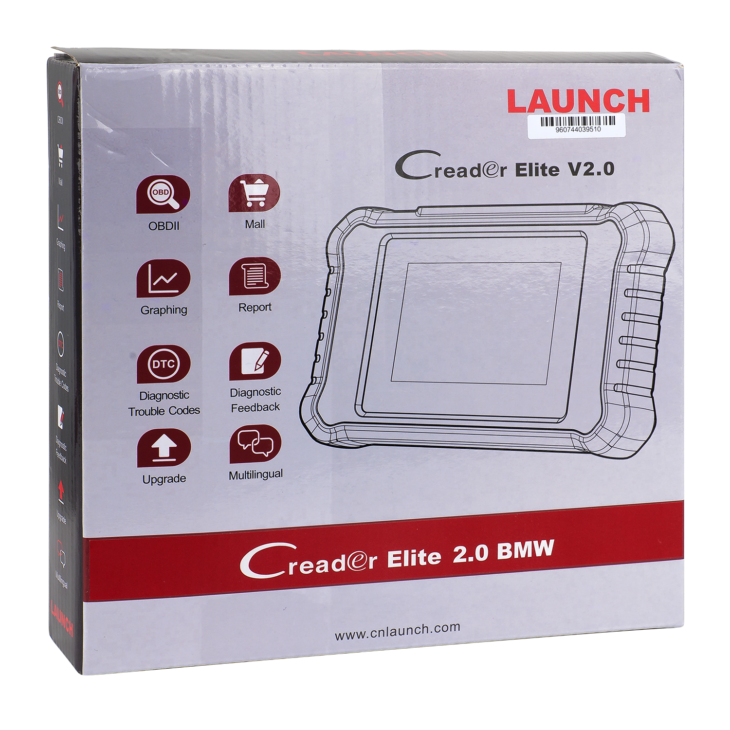 LAUNCH Elite 2.0 PRO for GM Bidirectional OBD2 Scanner Car Diagnostic ECU Coding