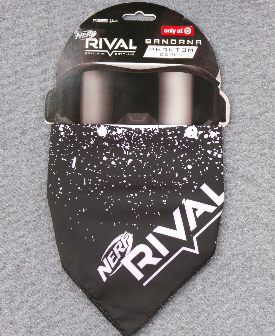 Nerf Rival Precision Battling Phantom Corps Bandana Black Hasbro | Free Shipping