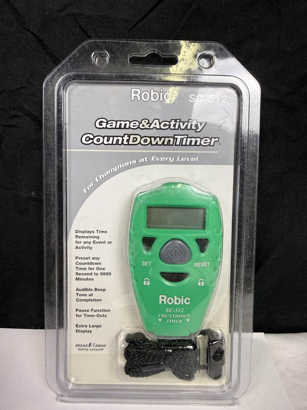 Robic SC-512 Stopwatch Red Brand New Multi Mode Chronograph (Green)