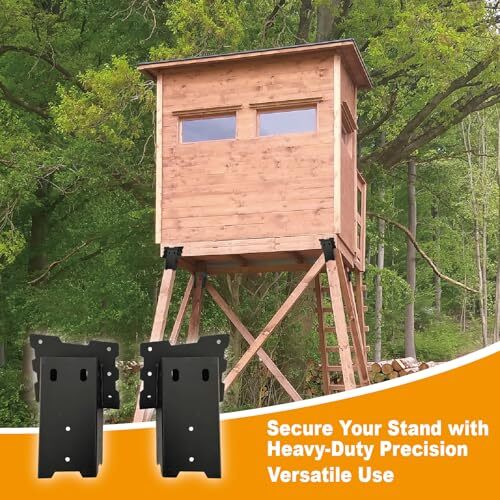 Angle Bracket Outdoor Compound Elevator Bracket For Deer Stand Hunting Blind 4x4