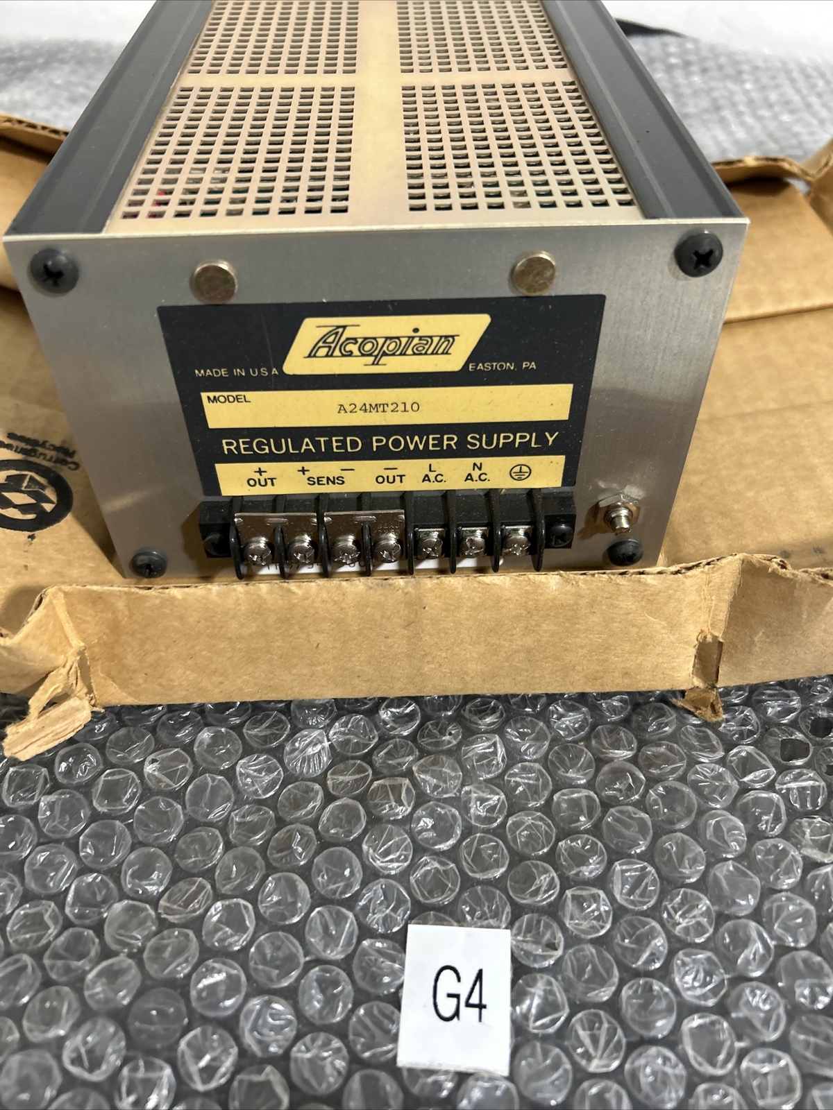 Acopian Model:  A24MT210 Regulated Power Supply.  *New* Fast ￼Shipping!