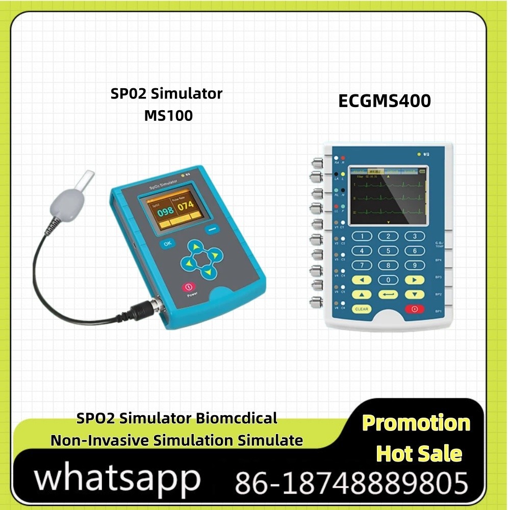MS100 MS400 SPO2 ECG Simulator Non-Invasive Simulation Simulate Machine