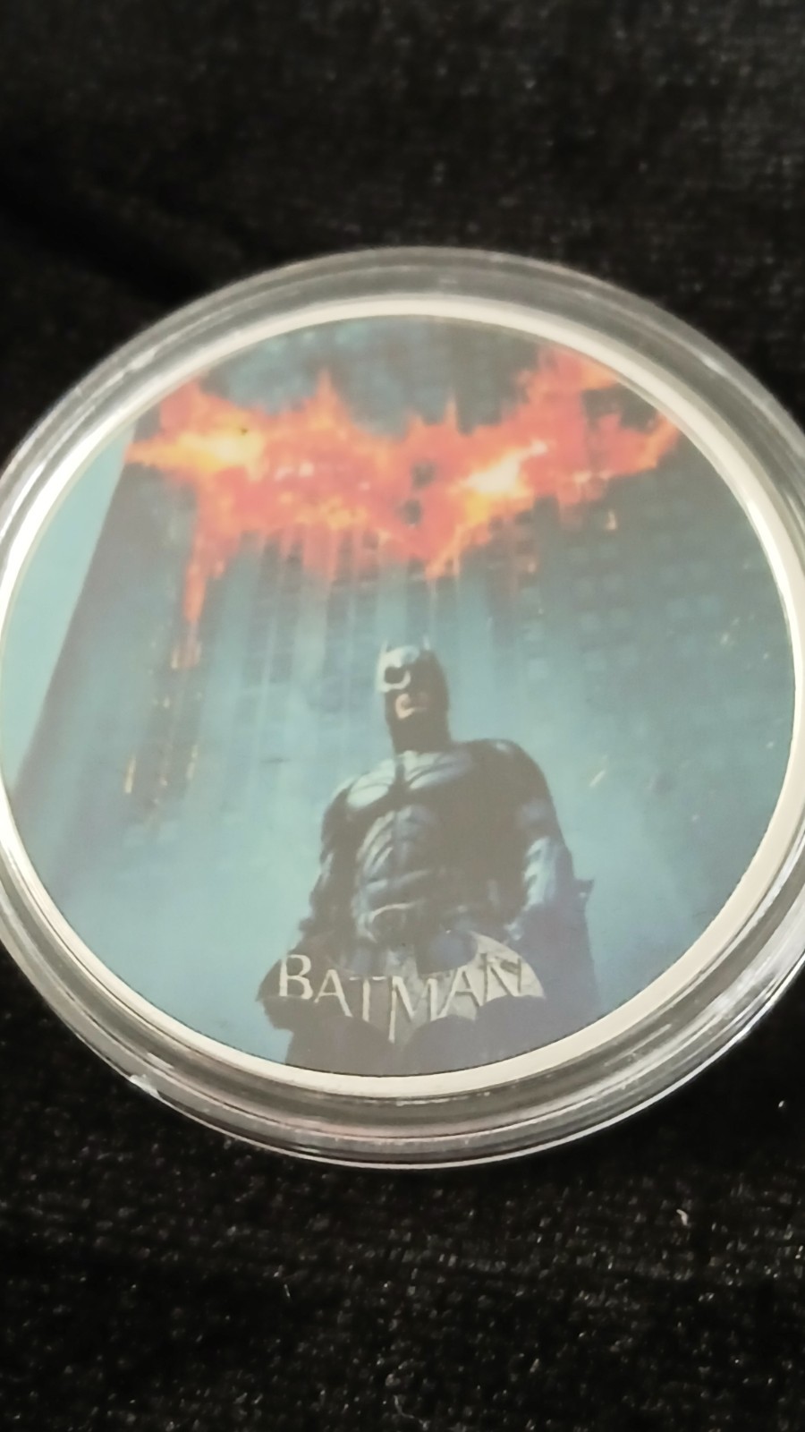 Set Of Silver Plated Batman Coins