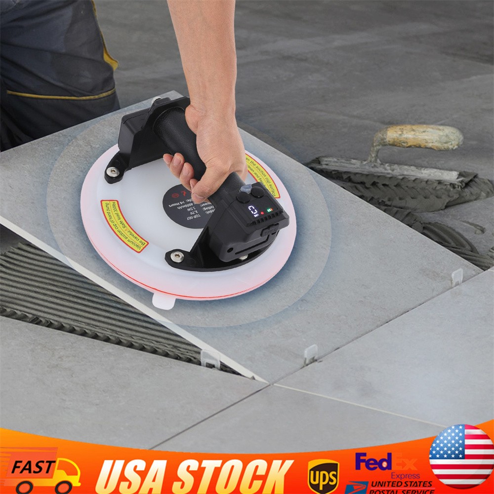 8'' Electric Suction Cup 440lbs Electric Vacuum Suction Cup For Tiles Glass