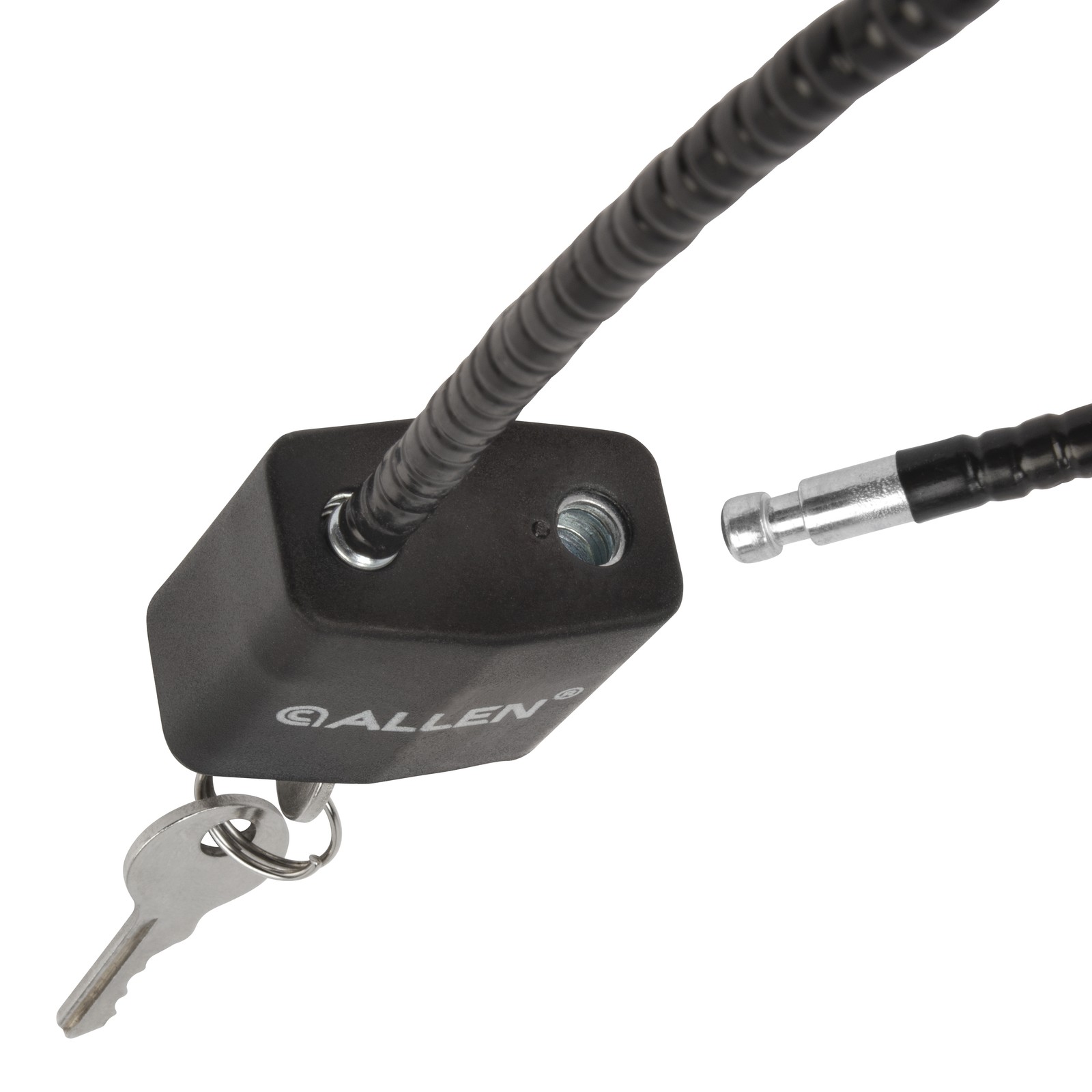 15" Cable Lock, 2-Pack, Black