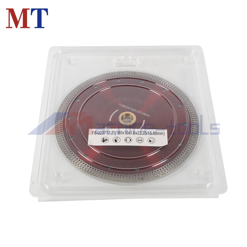 Red 7 Inch Super Thin Diamond Porcelain Cutting Blade Tile Blade For Cutting