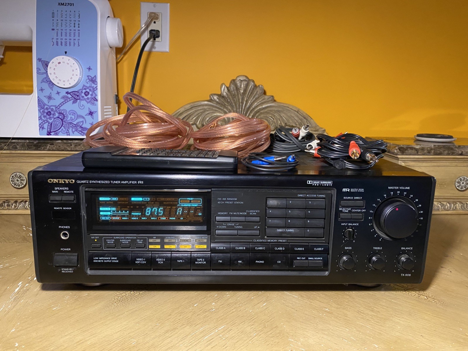 ​Vintage Onkyo TX-906 Audio Video Control Tuner Amplifier Receiver