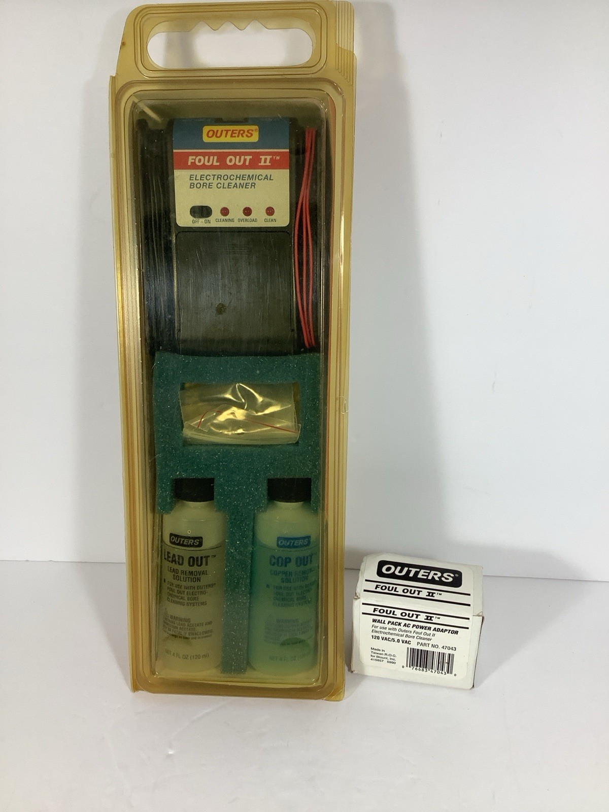 Vintage Outers Foul Out II Electrochemical Bore Cleaner System-WORKS