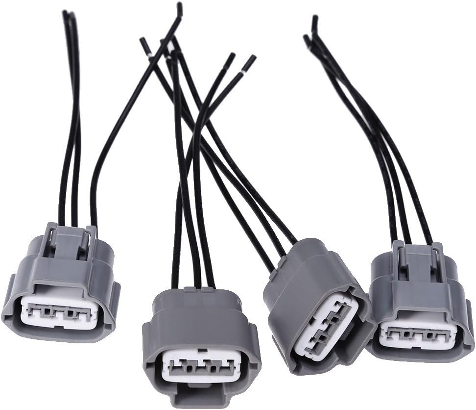 Ignition Coil Connector Plug Wiring Harness Pigtail Replacement (4-Pack)