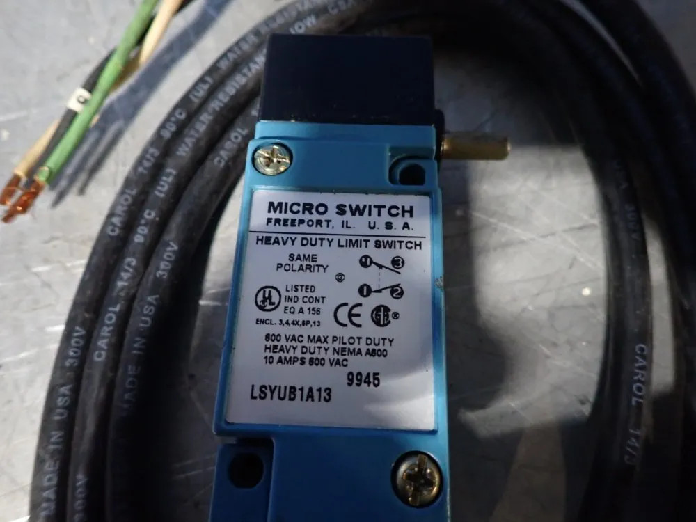 HONEYWELL MICRO SWITCH HEAVY DUTY LIMIT SWITCH LSYUB1A13