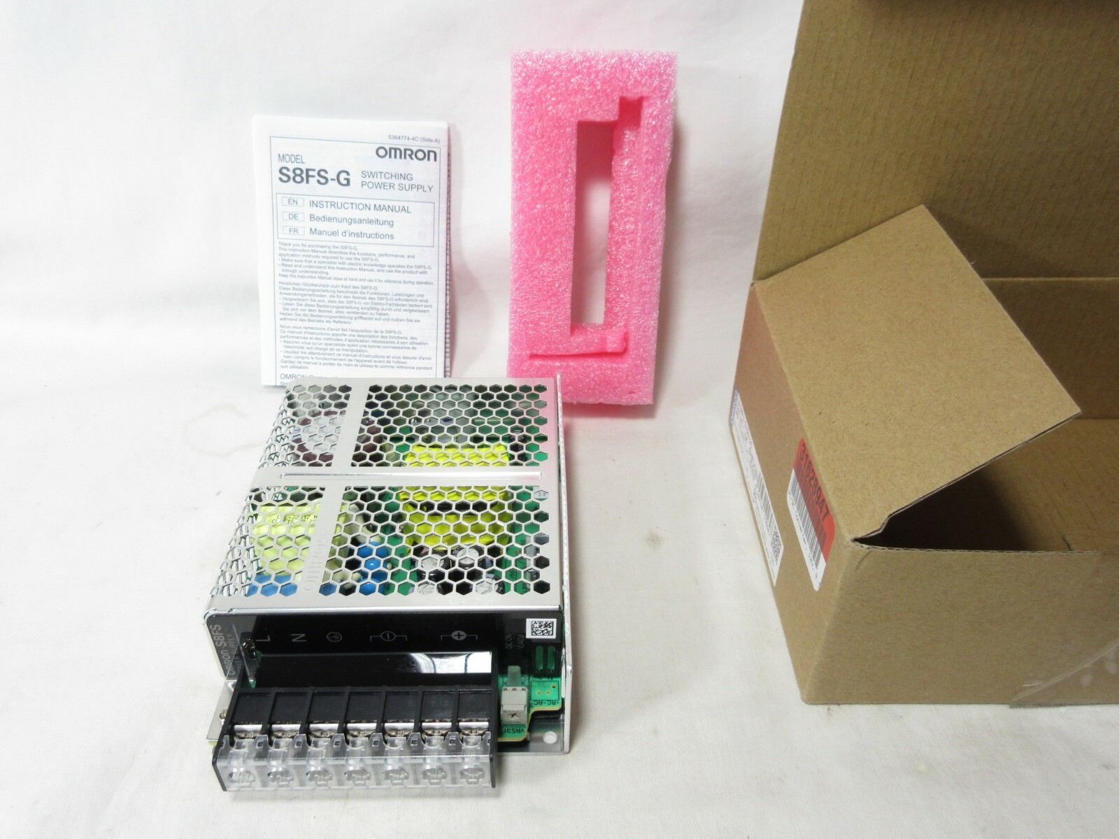 Omron, S8FS-G10012C, Power Supply, 12 VDC, 8.5 Amps, New in Factory Box, NIB