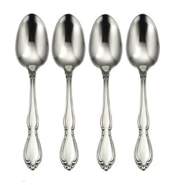 Oneida Strathmore Royal York 4 Teaspoons - USA MADE