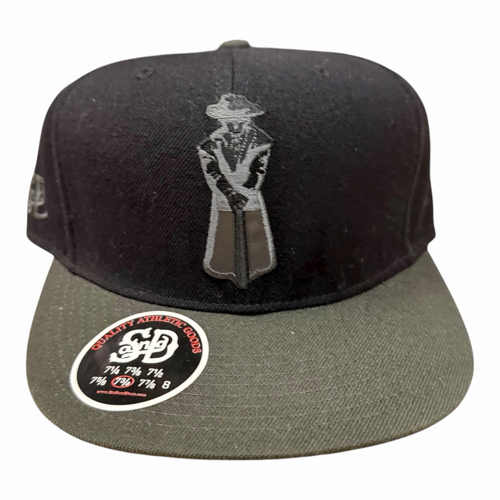 Des Moines Undertakers Hat Stall and Dean 7 3/4 Cap Fitted Embroider New W Tags