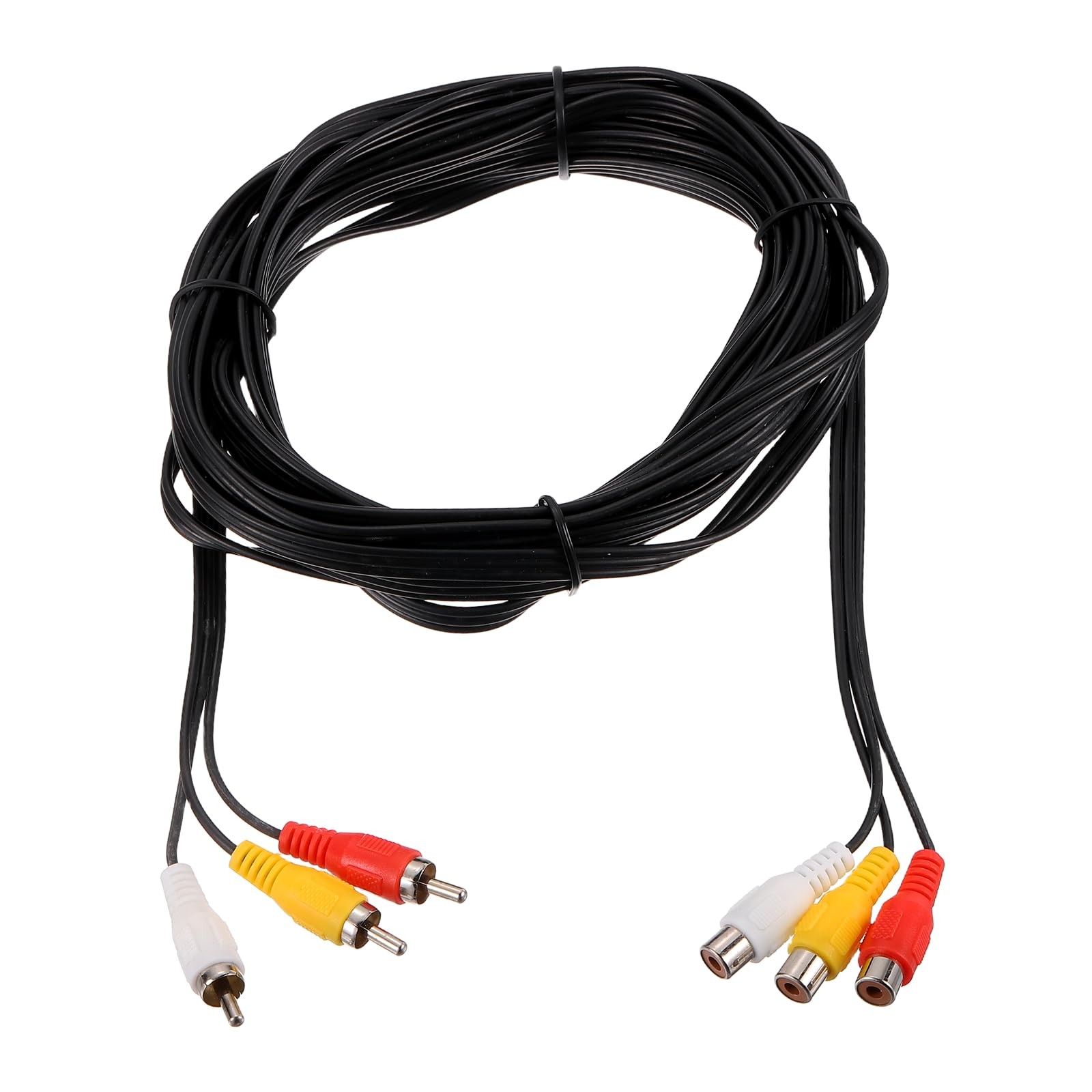 MECCANIXITY 16ft RCA Cable, 3RCA Male to Female Audio Video Speaker