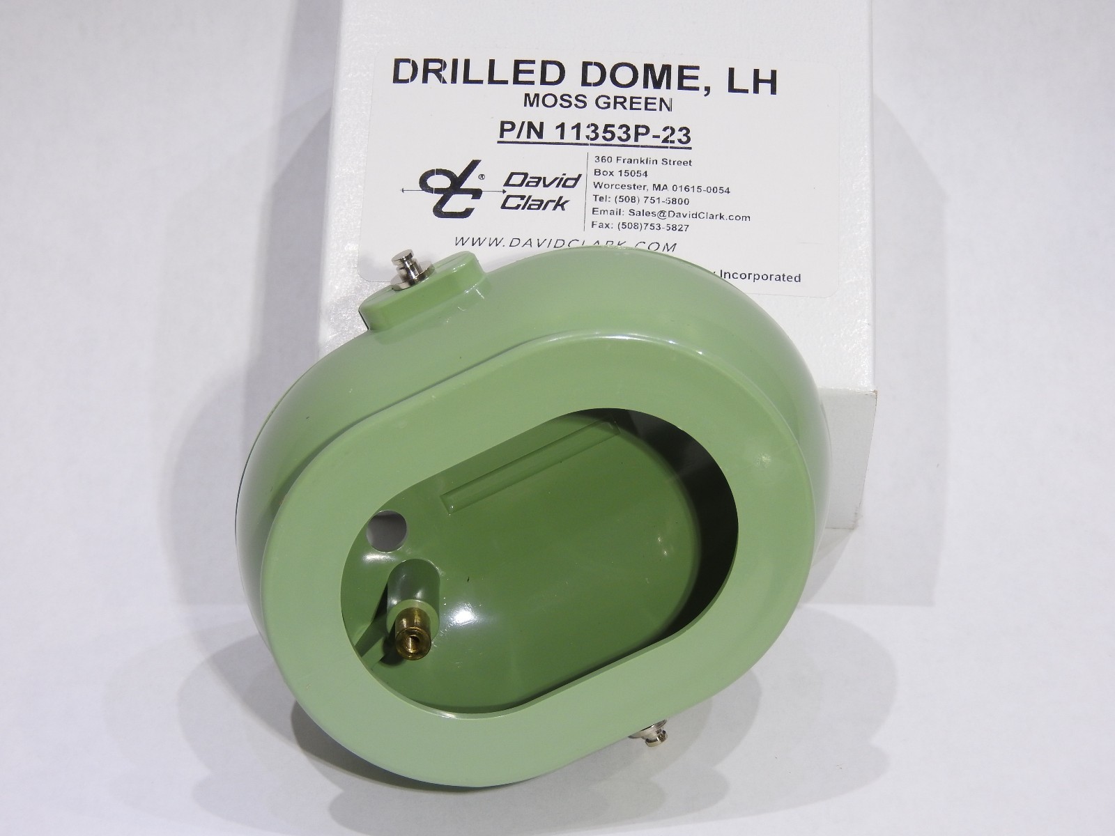 ORIGINAL DAVID CLARK 3 pc. REPLACEMENT DOMES & SHIELD for H-3312, H3310 + others