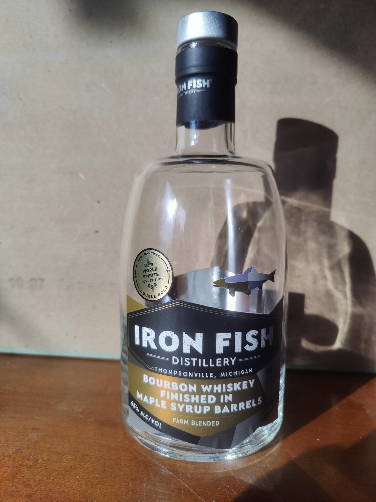 Iron Fish Distillery Bourbon Whiskey Bottle 750 ml