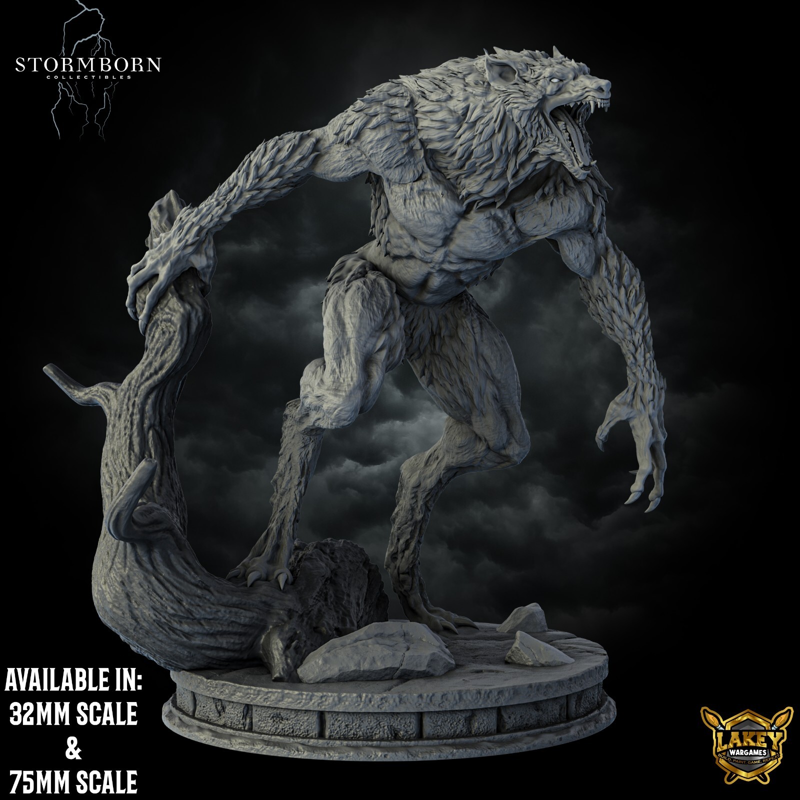 Shadowclaw - Stormborn Collectibles | DnD | TTRPG | 3D Printed Miniature |