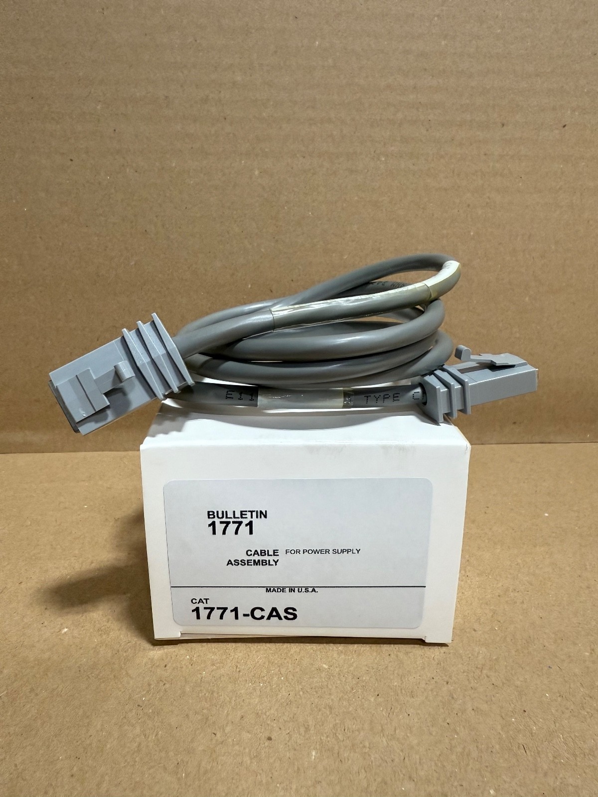 ALLEN BRADLEY 1771-CAS POWER SUPPLY CABLE PLC-5 4 FT LENGTH