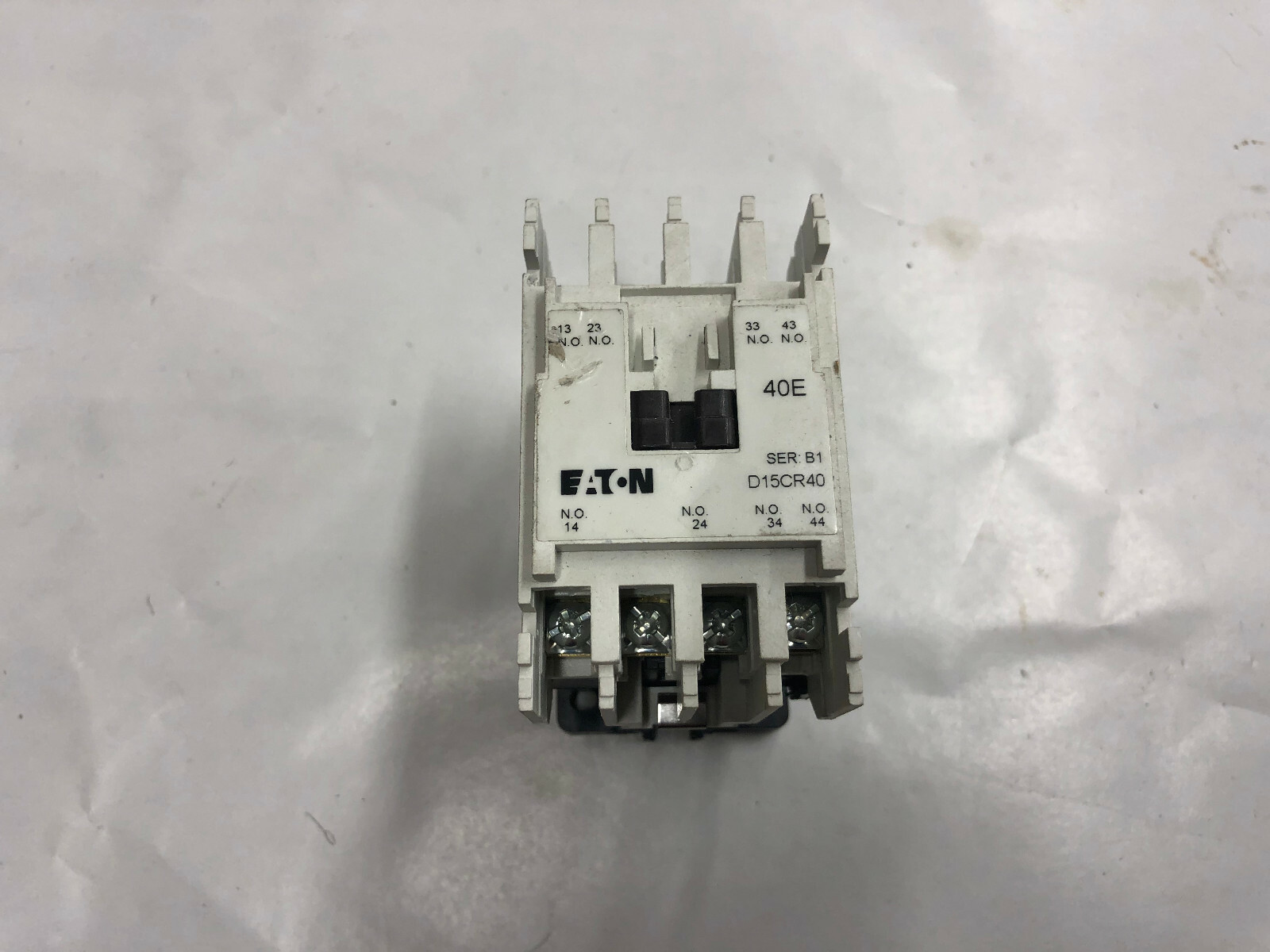 Eaton Cutler-Hammer D15CR40 40E Ser. B1 Overload Relay 110/120V coil