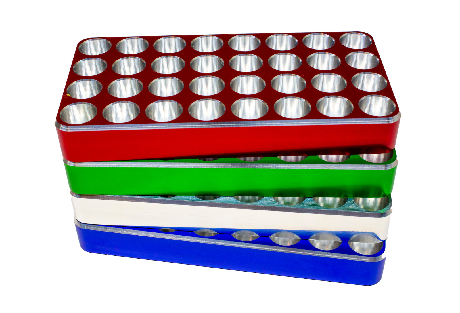 338 Lapua Magnum Reloading Block Tray CNC Aluminum Made By Jofer USA