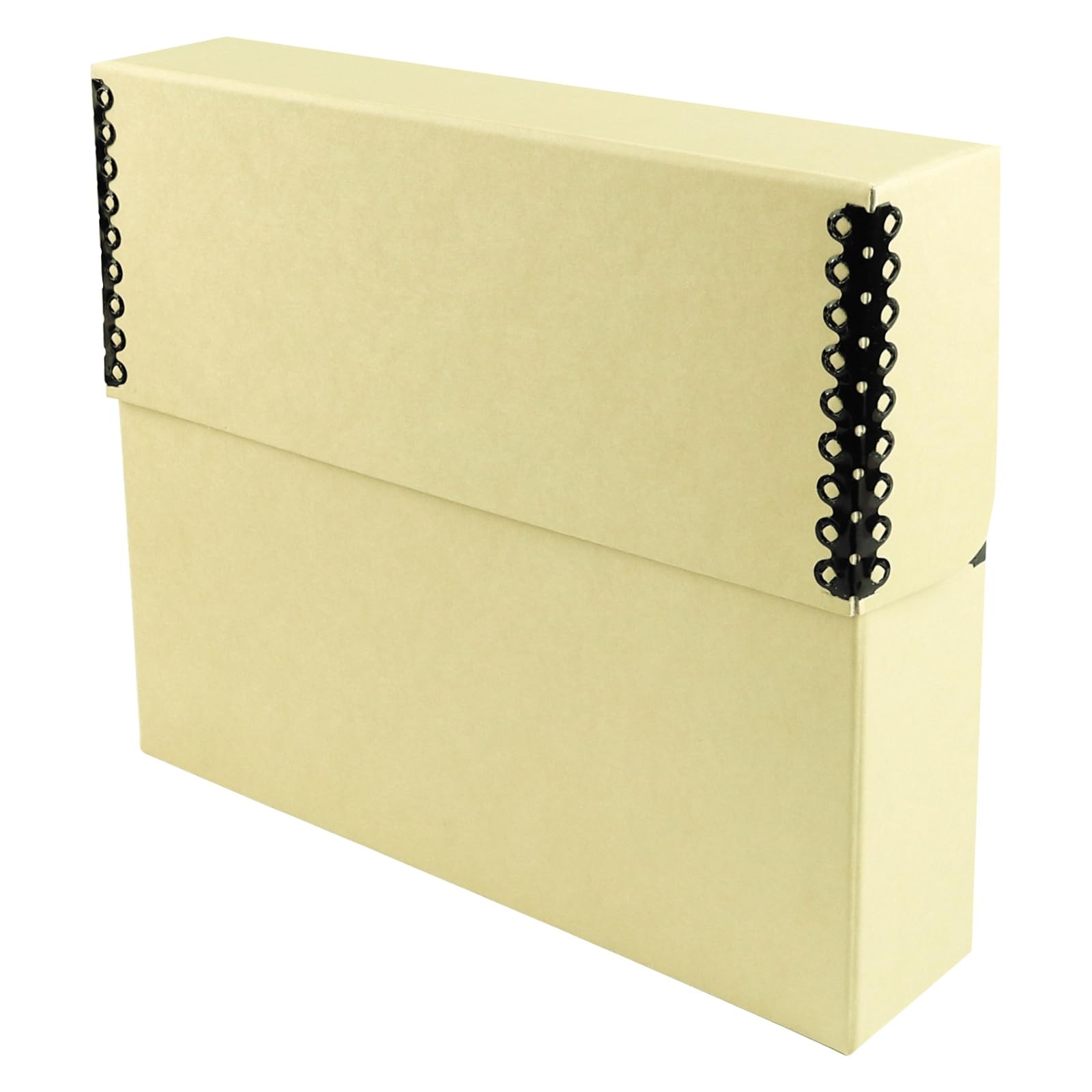15.5 In Tan Archival Storage Box Acid-Free Museum Archive Photo Document