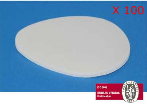 #552 Metatarsal Adhesive White Foam Oval Pads 1/8" 100/BG Pre-Cut 552 USA New