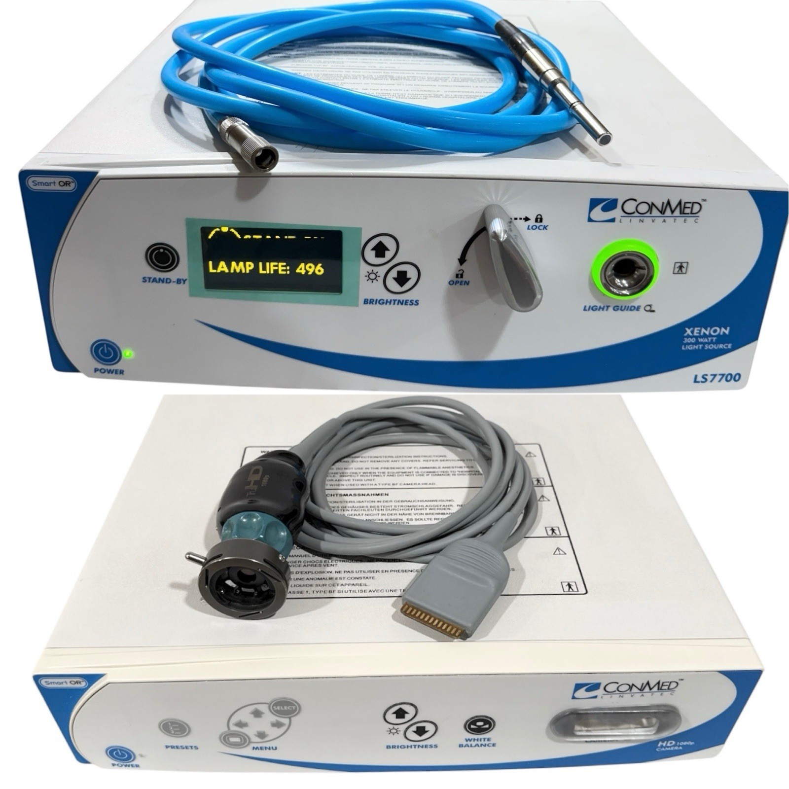 ConMed Linvatec HD Camera IM4000 & Light Source LS7700