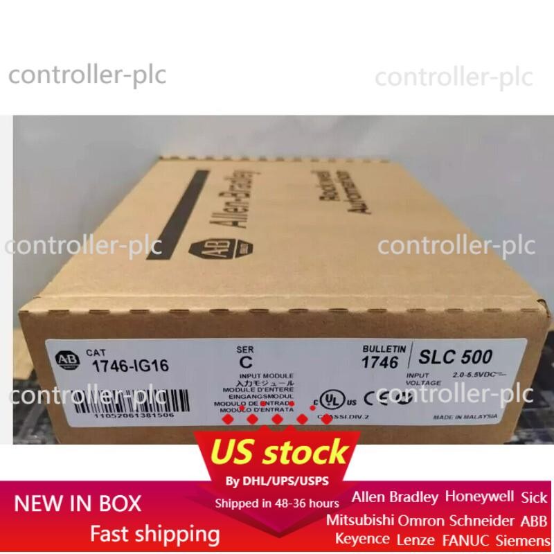 New Factory Sealed AB 1746-IG16 SLC 500 PLC Input Module 1746IG16