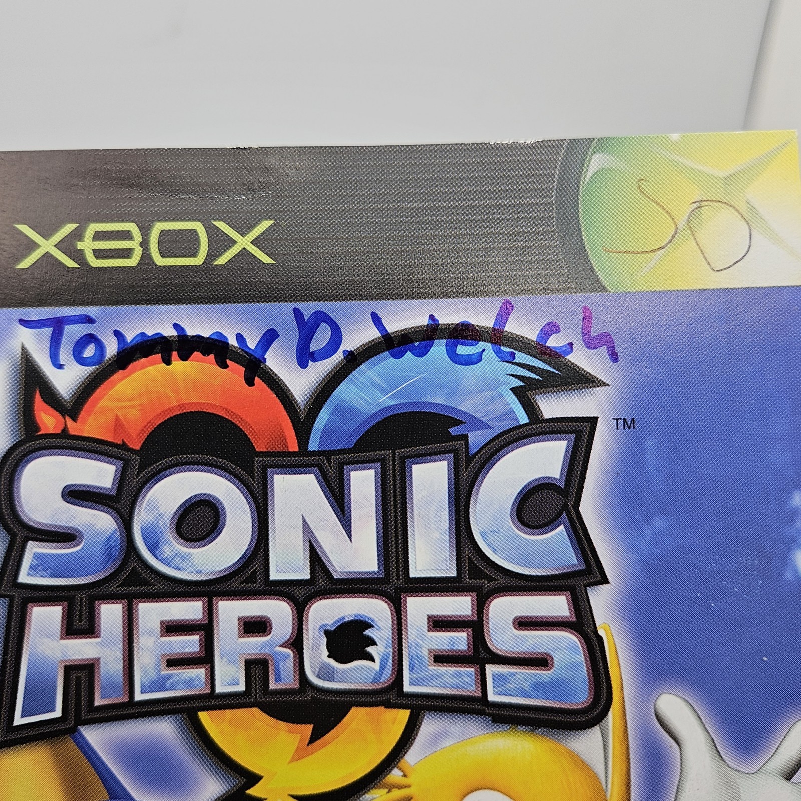 Sonic Heroes Xbox Instruction Booklet Manual Only