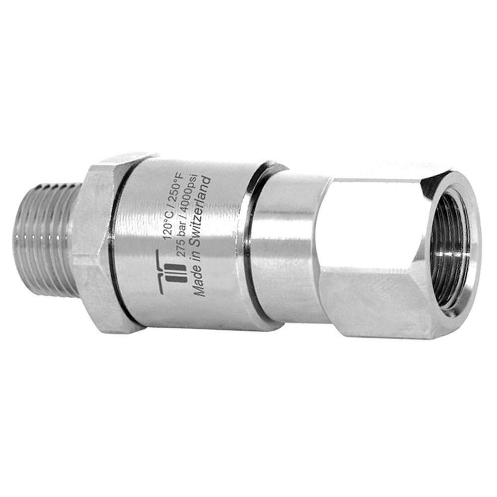 Mosmatic DGV 32.864 Rotary Union Gun Swivel 1/2" M-NPT x 1/2" F-NPT 4000 PSI