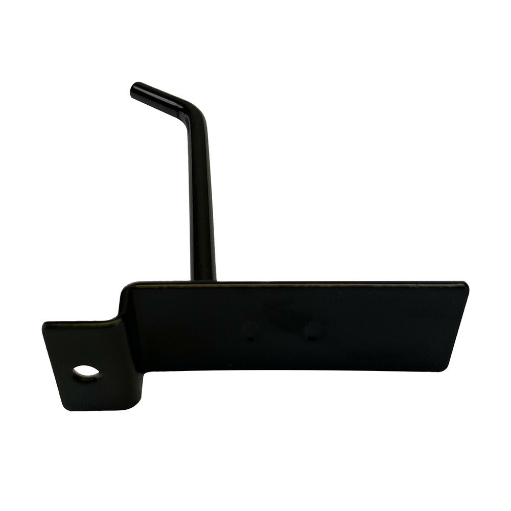 4" Slatwall Hook Panel Display Hooks, 1/4" Thickness Metal, Black - PACK 2