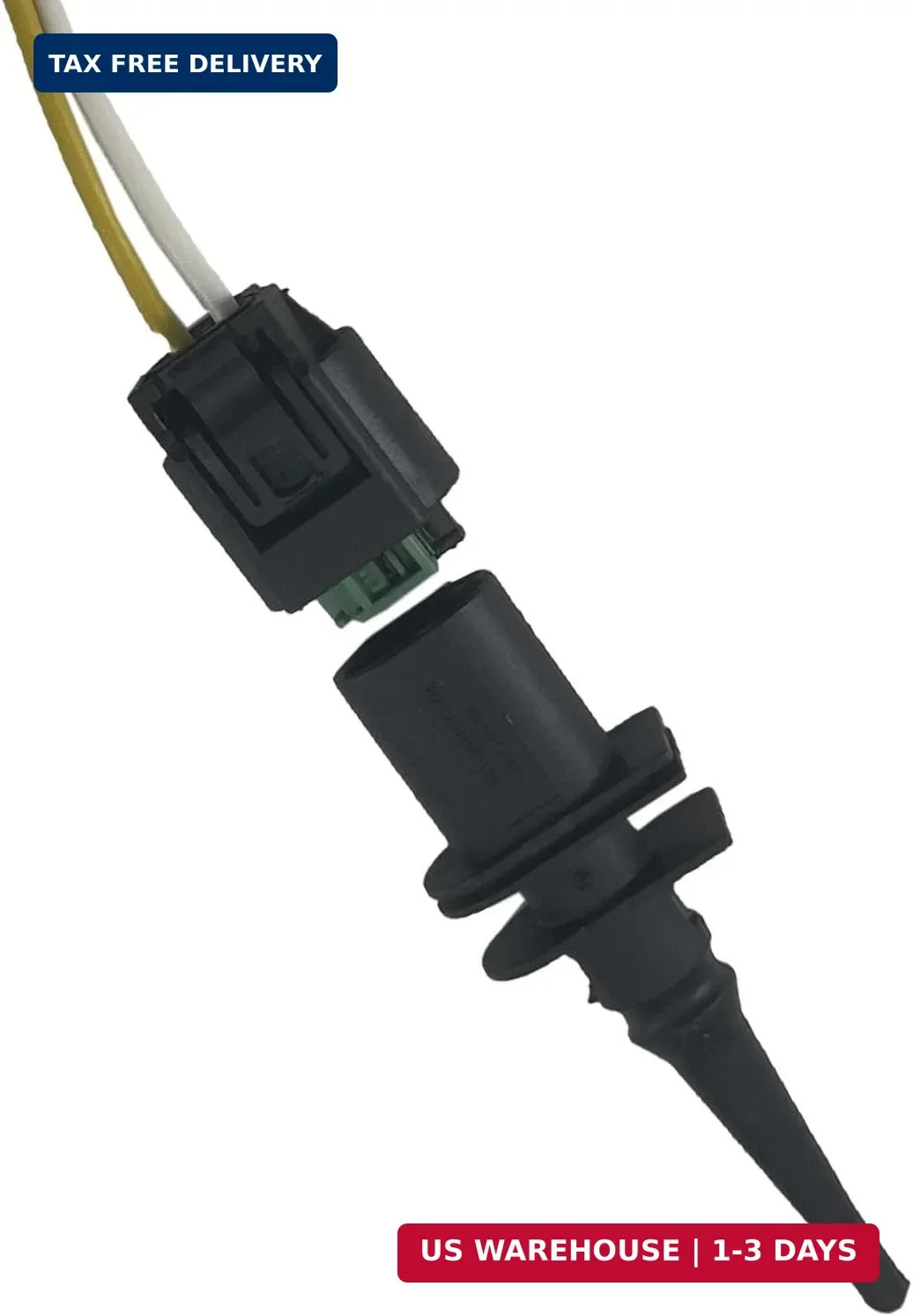 Outside Ambient Air Temperature Sensor & Connector Pigtail Plug 65816905133 6581