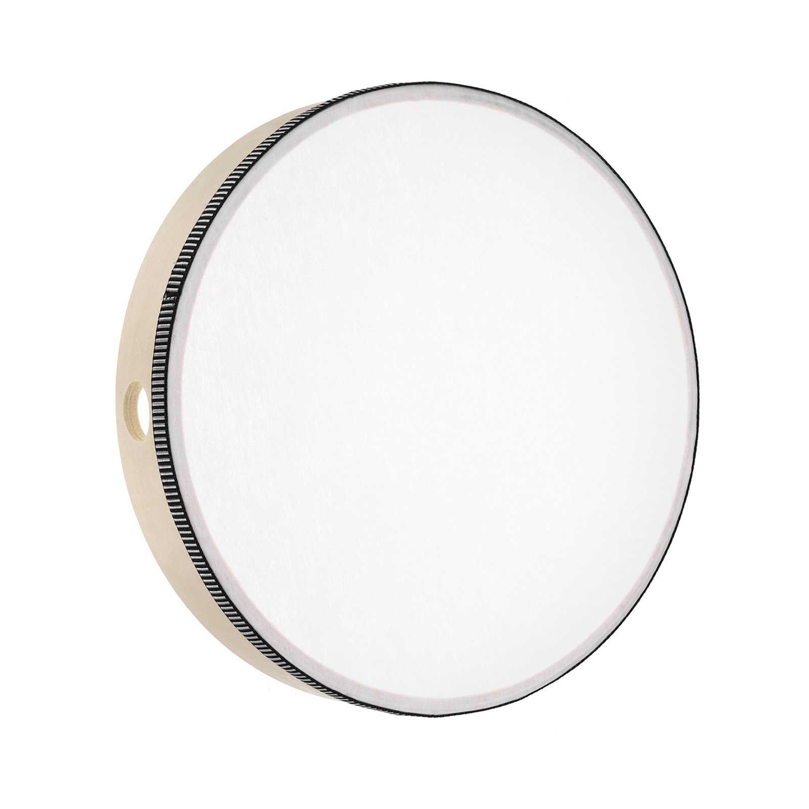 1 Pcs Hand Drum Music Percussion 10 Inch Wood Frame Drum (Wood Color)