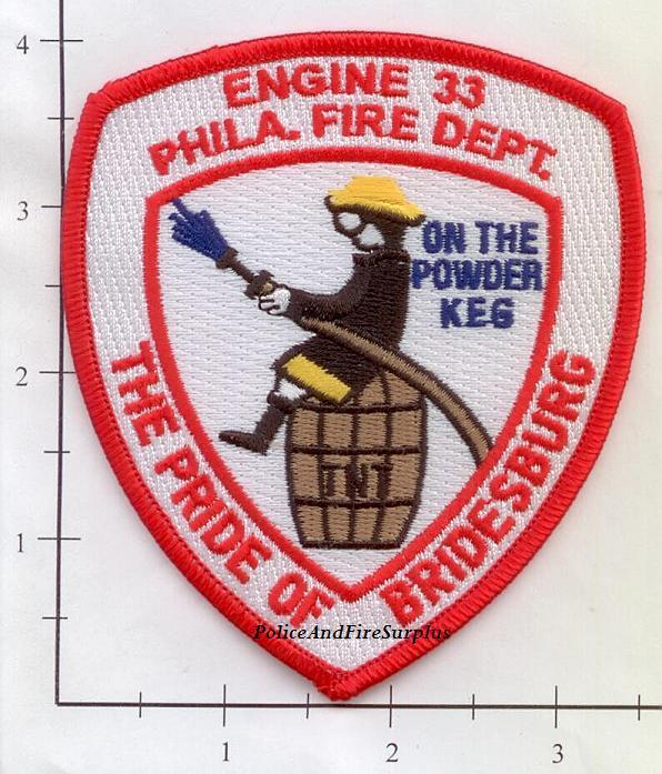 Pennsylvania - Philadelphia Engine 33 PA Fire Dept Patch