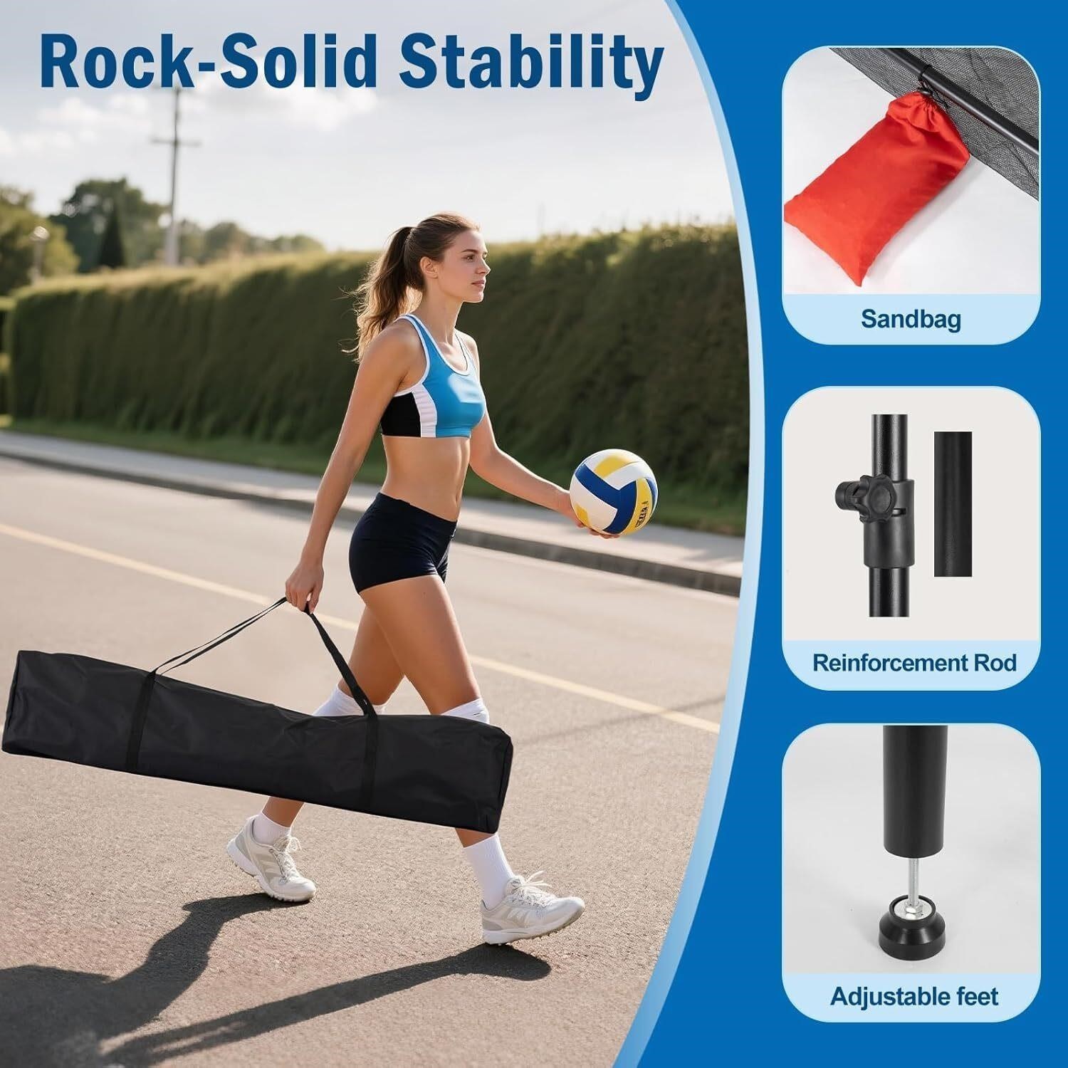 Volleyball Setter Training Net, Volleyball Setter Training Equipment with