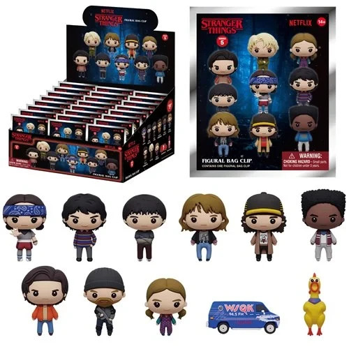 Stranger Things - 3D Foam - Key Chains - Netflix - Series 5 - YOU PICK!!