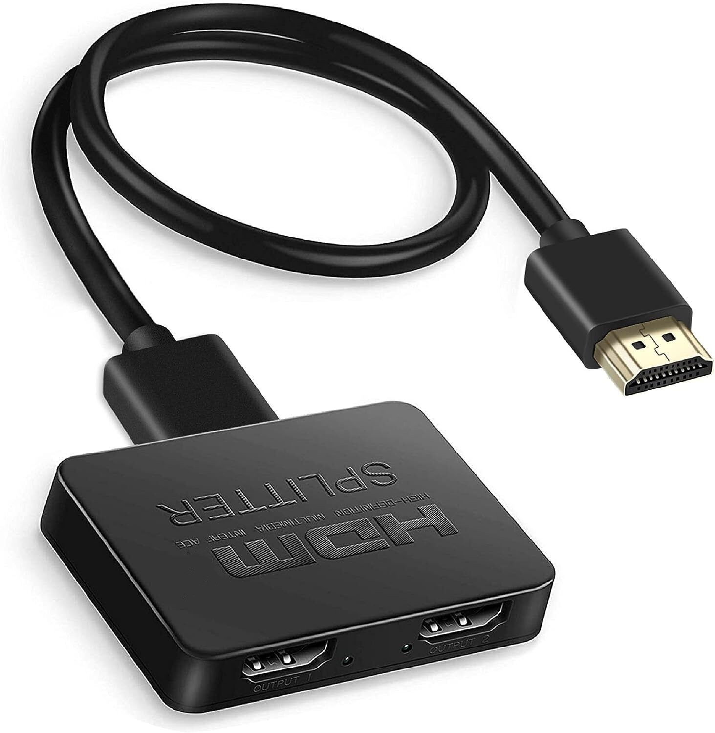 4K HDMI 2.0 Cable Splitter Switch UHD HDTV Switcher Signal Split 1 In To 2 Out