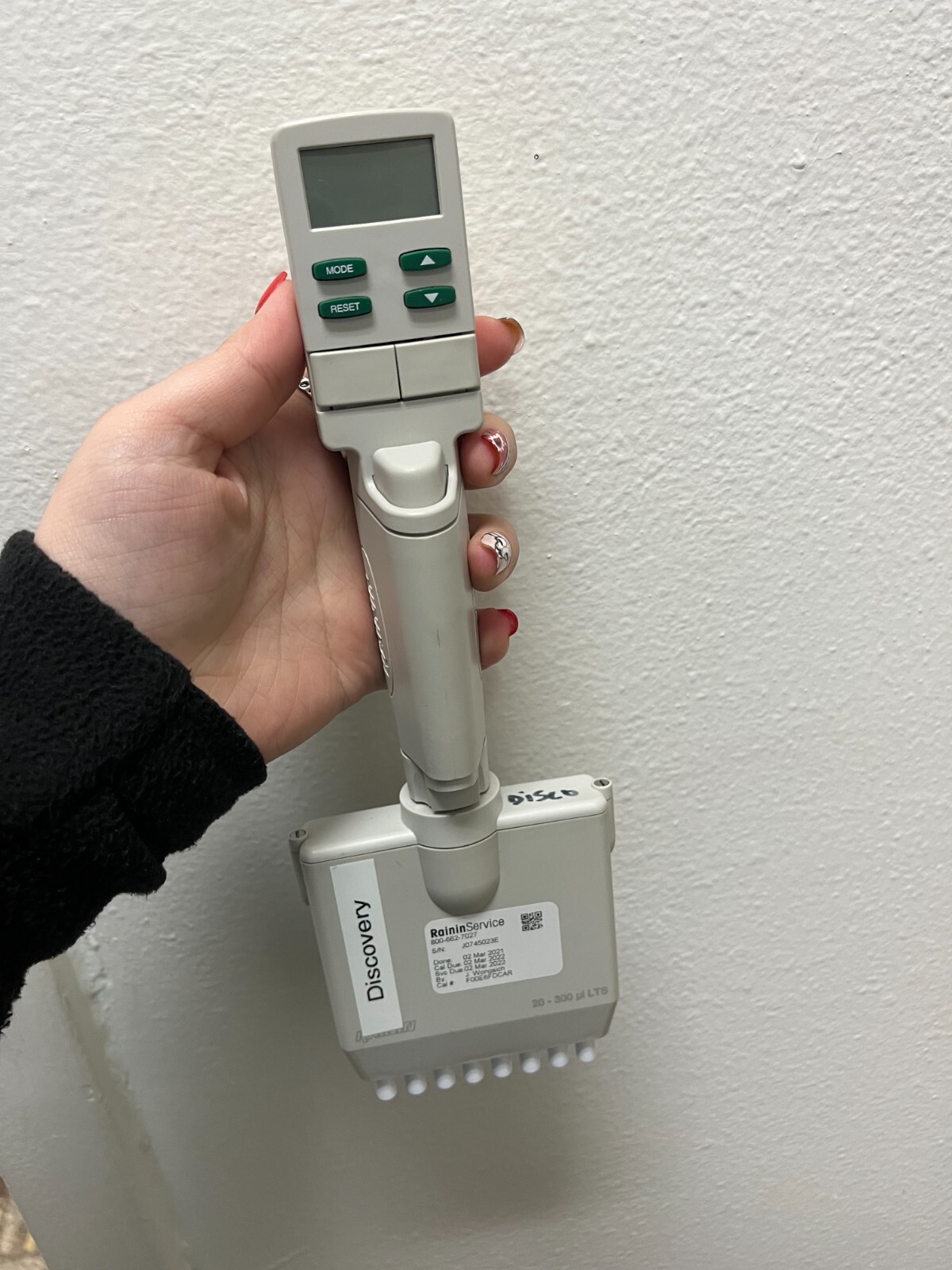 Rainin EDP3 20-300ul LTS 12-Channel Electric Pipette