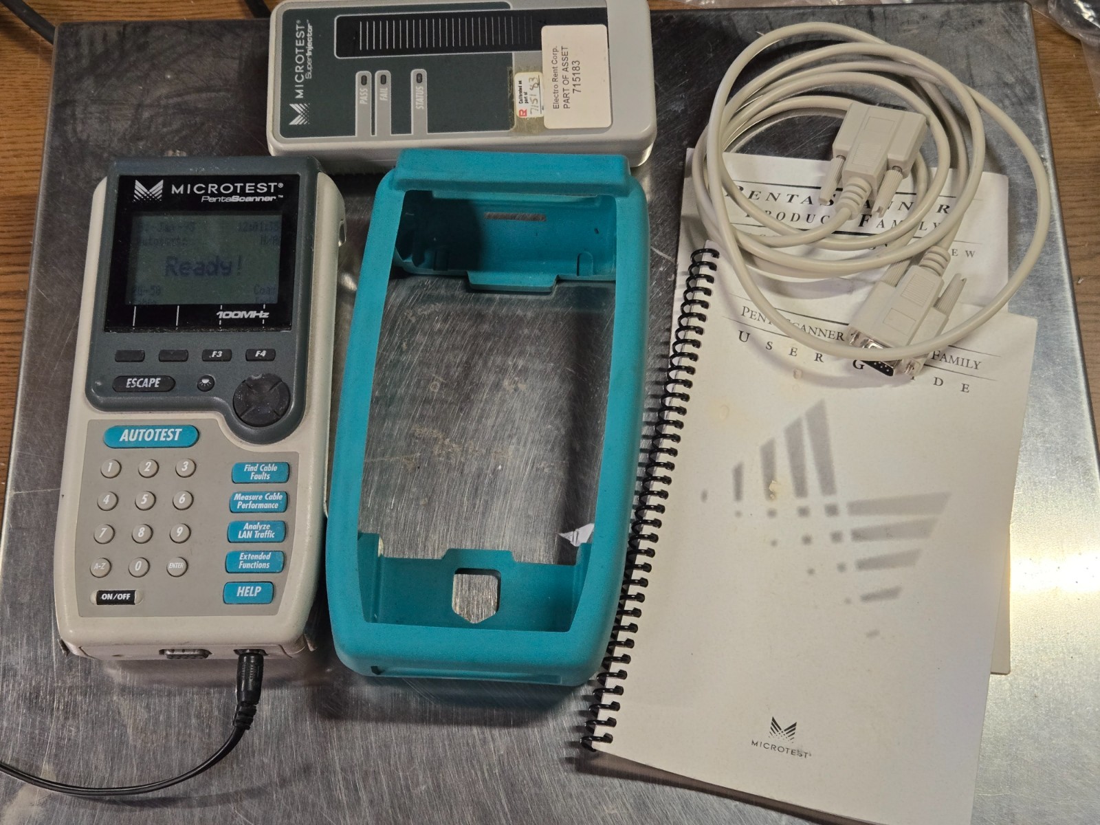 MICROTEST 100MHz PENTASCANNER LINE TESTER + SuperInjector Lot (No Adapter)