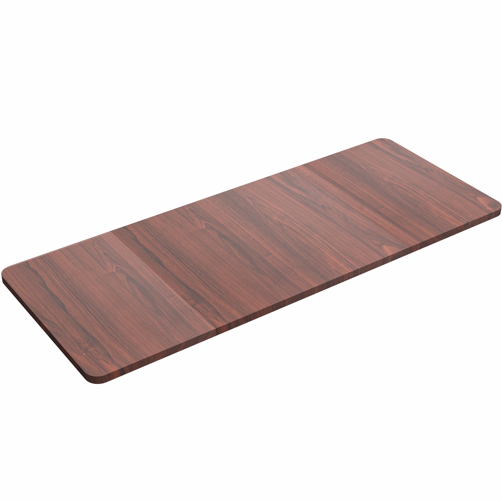 VIVO Dark Walnut 60 x 24 inch Universal Table Top for Sit to Stand Desk Frames