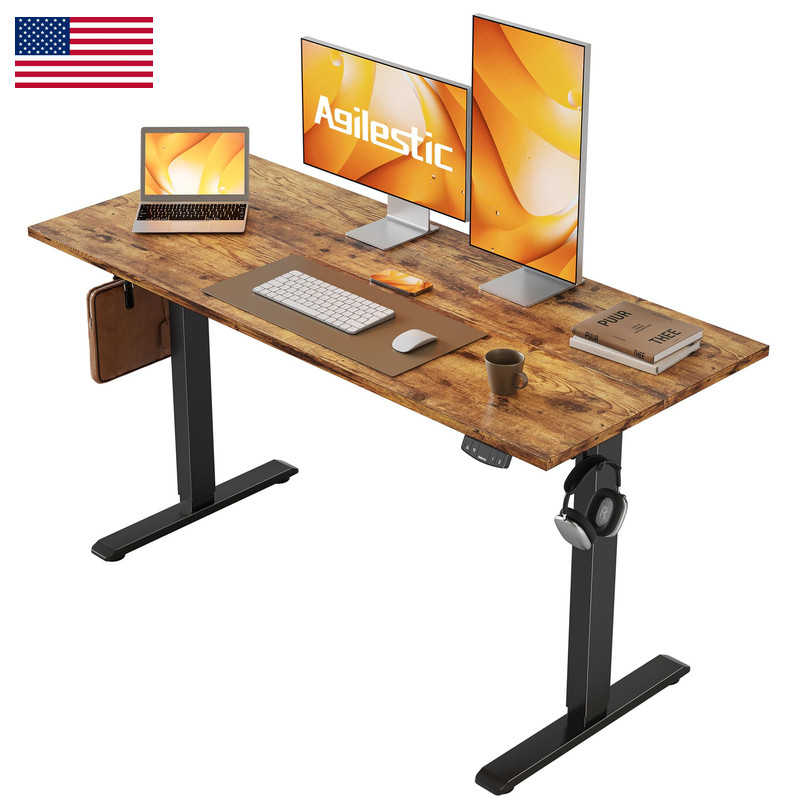 Agilestic Electric Standing Desk 48 X 24 Inches Height Adjustable Desk Sit