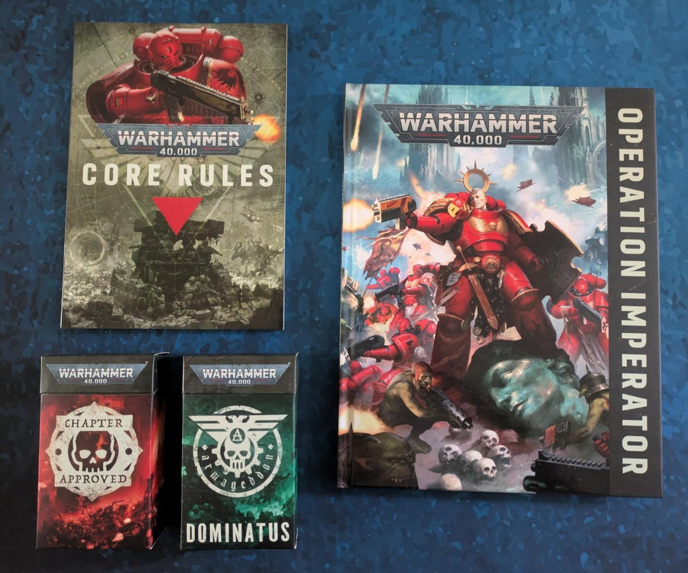 Warhammer 40k 11th Core Rules, Operation Book, Dominatus Cards + Mission Deck