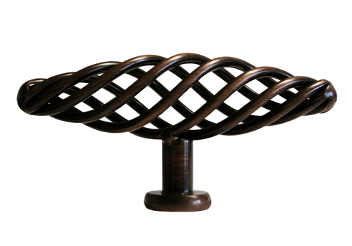 Oil Rubbed Bronze Kitchen Bathroom Birdcage 4" Cabinet Knob 100mm