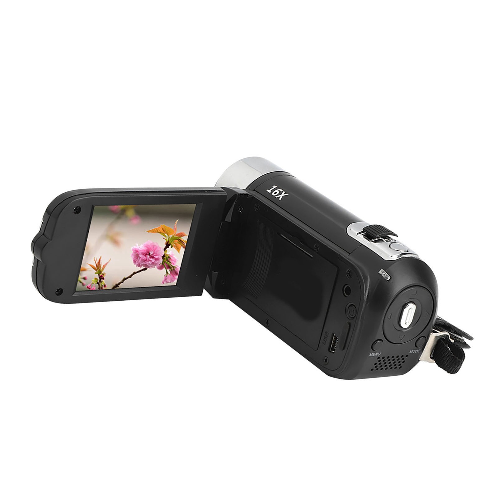 16X Zoom Colourful Display Screen High Definition Camera Image Video Camcorder