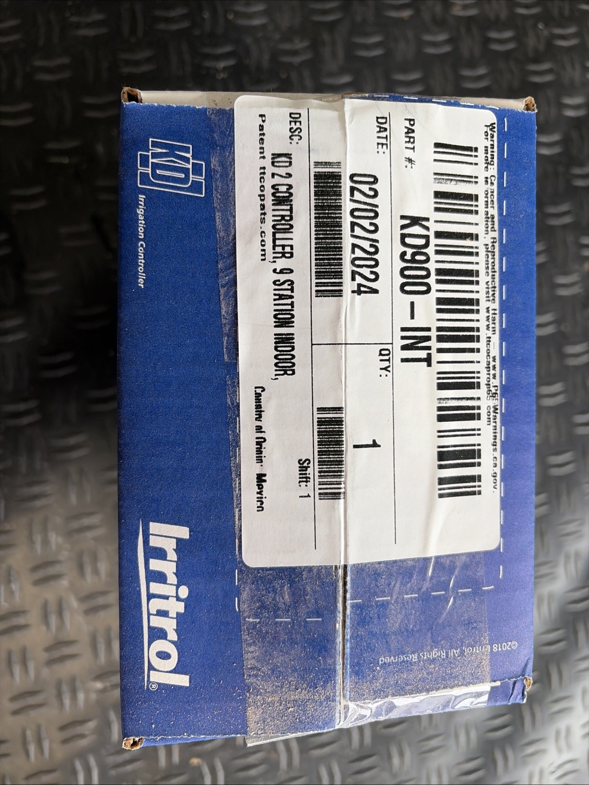 Irritrol KD900-INT KD2 Indoor 9 Station Controller