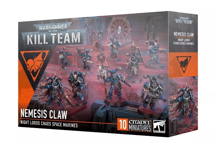 ⚔️WARHAMMER 40K - NEMISIS CLAW - NIGHT LORDS- KILL TEAM - NIB⚔️