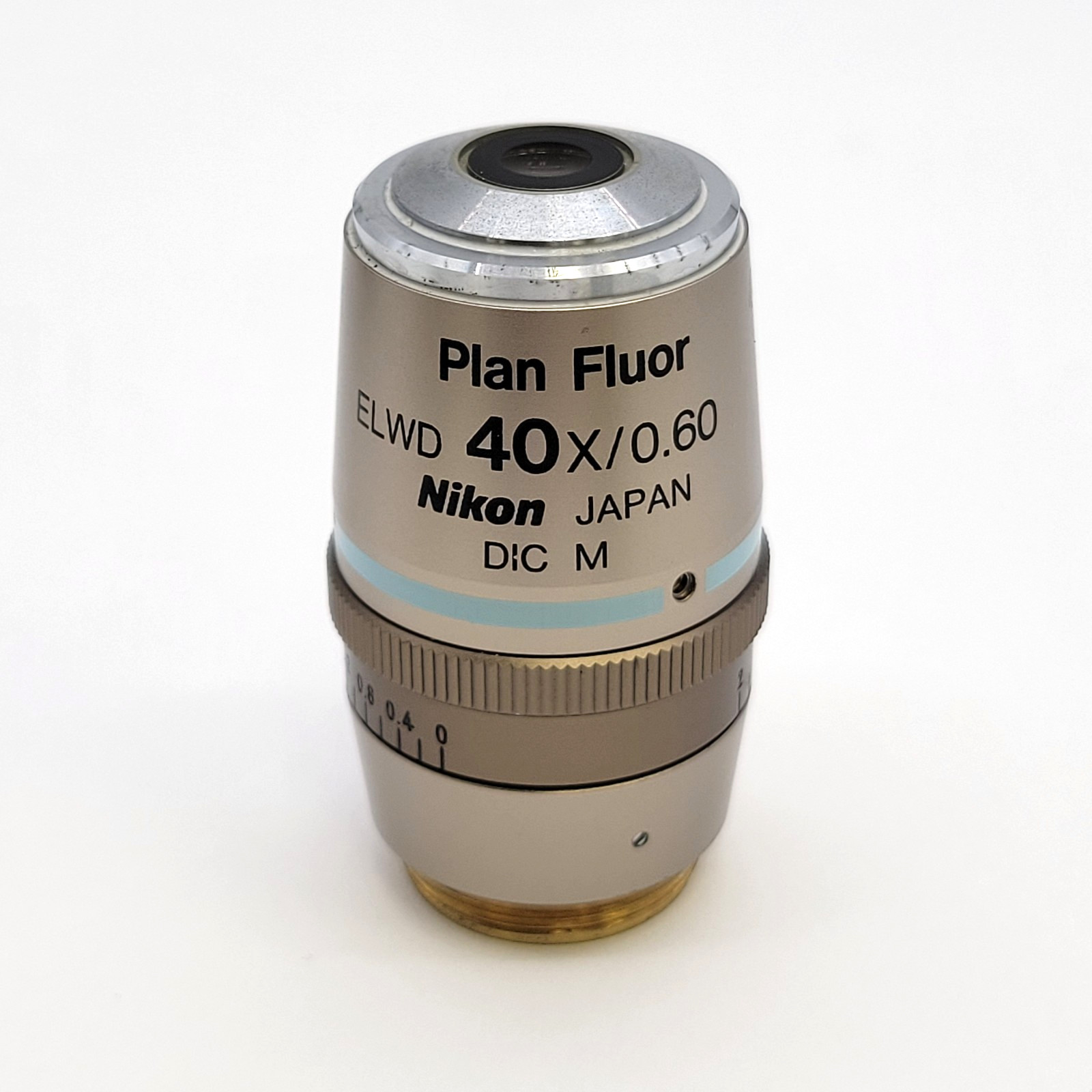 Nikon Microscope Objective Plan Fluor ELWD 40x with Correction Collar