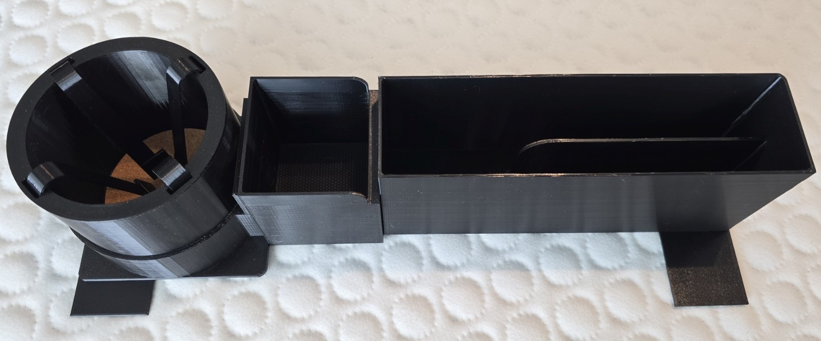 Airplane Center Console Custom Organizer Cup Holder - Modular - 3D Printed PETG