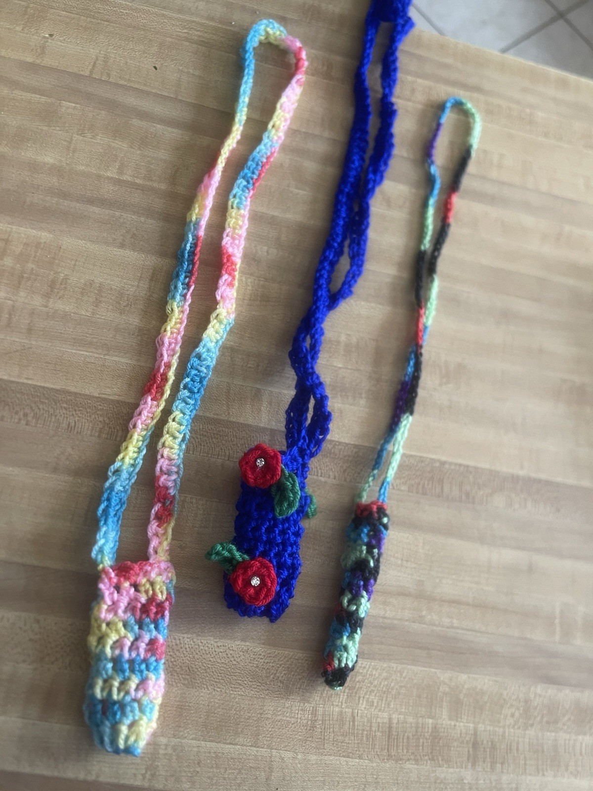 Crocheted Covers For Pens Or Lighters